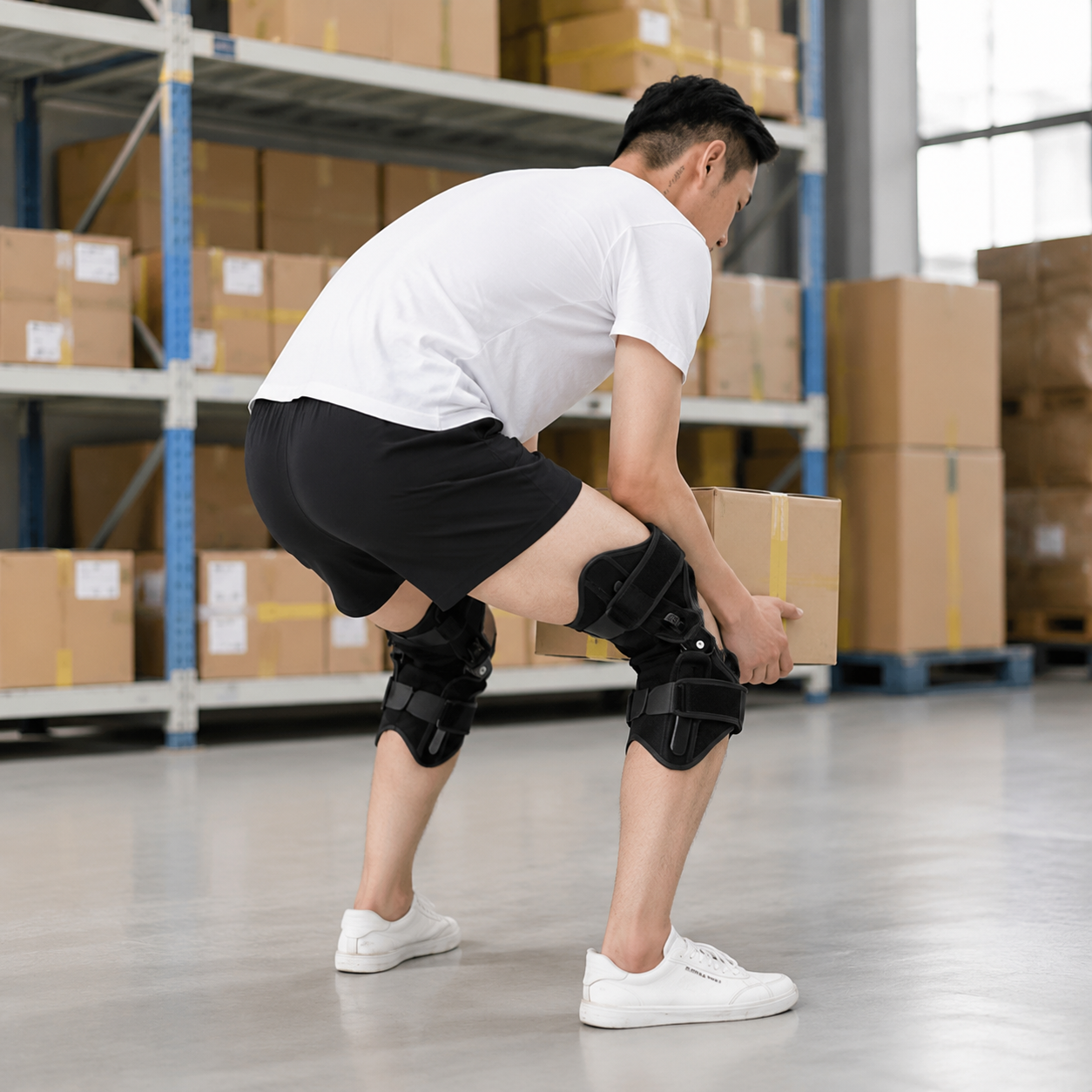 Three-Level Adjustable Exoskeleton Knee Assist Device
