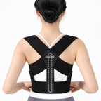 Adjustable cervical spine correction brace for neck posture support